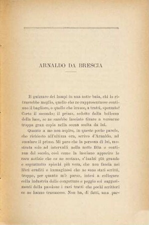 Arnaldo da Brescia studio di Ruggero Bonghi : (Arnold))