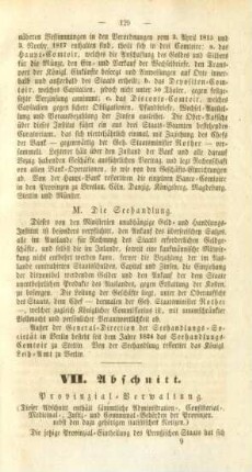 VII. Abschnitt