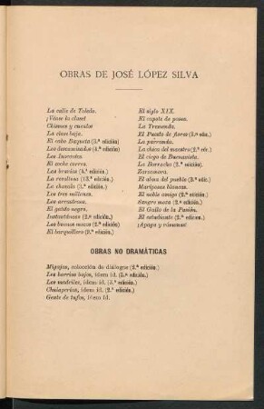 Obras de José López Silva