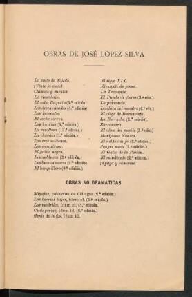 Obras de José López Silva