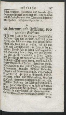 2. Erläuterung und Erklärung vorgemelter Stifftung.