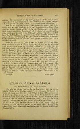 Thüringen (Lektion auf der Oberstufe)