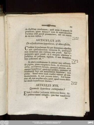 Articulus XVII. Quomodo hypotheca extinguatur?