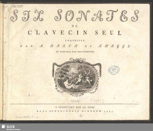Six Sonates de clavecin seul