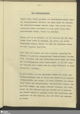 Die Stadtgeschichte