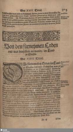 Von den fürnehmen Erden und was denselben verwandt/ im Land zu Meyssen.