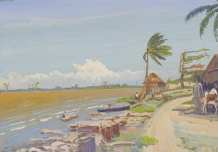 Der Magdalenenstrom oberhalb Barranquilla (Kolumbien)