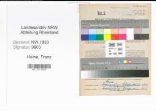 Entnazifizierung Franz Heine , geb. 21.05.1900 (Polizeimeister)