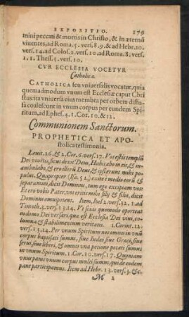Communionem Sanctorum.