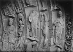 Propheten und Bestien, Tugenden und Laster, Christus in der Mandorla
