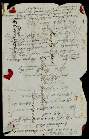 1r - 7v, Notes