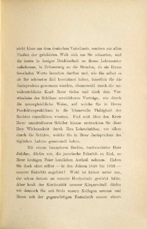 Festgabe der Kieler Juristen-Fakultät zu Rudolf v. Jherings fünfzigjährigem Doktor-Jubiläum am VI. August MDCCCXCII