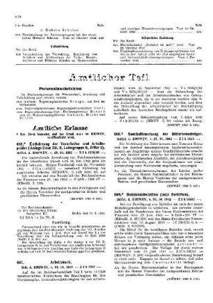Arbeitsbuch : [Amtliche Erlasse] ; [Amtlicher Teil]