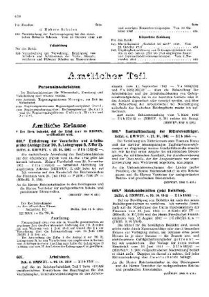 Arbeitsbuch : [Amtliche Erlasse] ; [Amtlicher Teil]