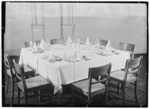 Königstein. Deutsches Haus. Gedeckter Tisch