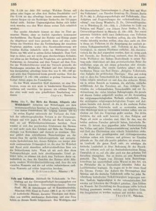 135-136 [Rezension] Volk und Volkstum