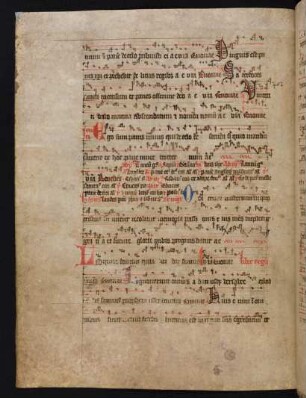 Dominica I-XXIV post Pentecosten (Schluss fehlt)