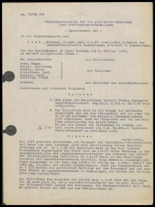 Lieb, Hermann, Dr. med.
