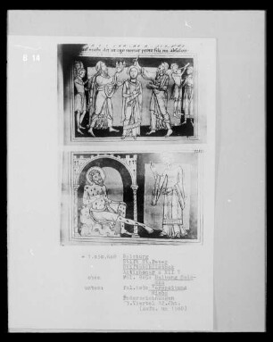 Salbung Salomons und Verspottung Hiobs