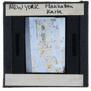 New York, Plan von Manhattan