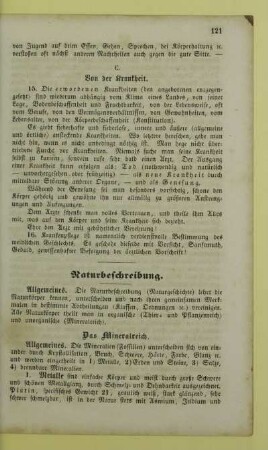 Naturbeschreibung