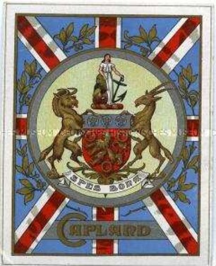 Postkarte mit Wappen der Kapkolonie