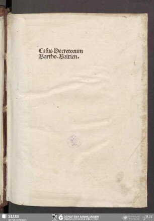 Casus decretorum