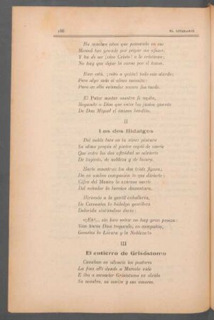 II - Los dos Hidalgos