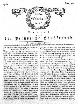 Nr. 10., 3. Februar 1810