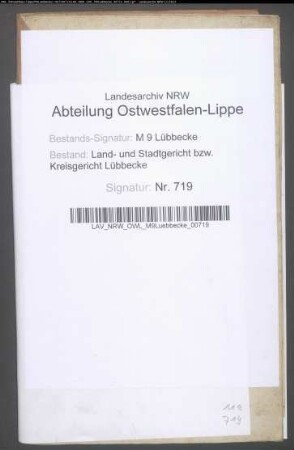Erblasser: Kunsemüller, Friederike Florentine Ernestine: