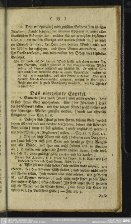 Das vierzehnte Capitel