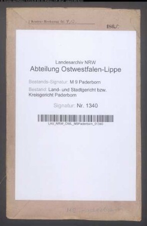 Erblasser: Tölle, Ferdinand: