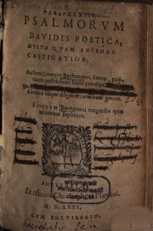 Paraphrasis psalmorum Davidis poetica
