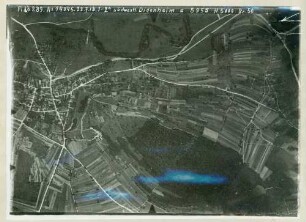 Foto der Batteriestellung Didenheim südlich von Mülhausen (Luftbild)