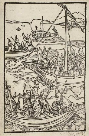 Das Narrenschyff, Bildblatt : 1. Ausgabe, Basel, 1494