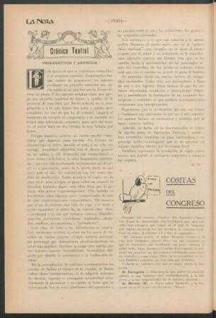 Cositas del congreso