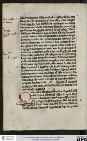 CApitulum quartum quod conscientia bona ad similitudinem domus materialis est regenda.