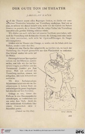Der gute Ton im Theater