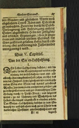 [Das V. Capittel. - Das XII. Capittel.]