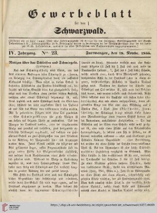 Nro. 23 (18. Novbr.)