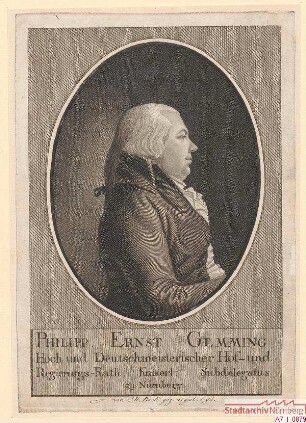 Philipp Ernst Gemming, Hof- und Regierungsrat, Subdelegat