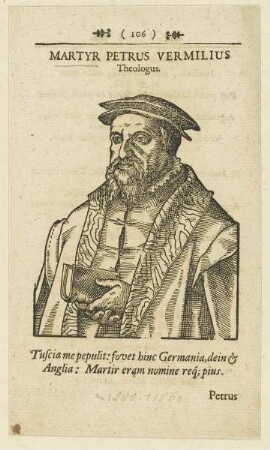 Bildnis des Petrus Vermilius Martyr