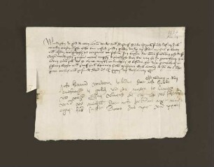 1527 November 13. Else Wenners zu Ahlen schreibt an die "devoten Moder und Susters des Susterhauseß tho Lemego in dem Rampendale" und erinnert an die fällige Rente von zwei "enkede golden gulden". Datum Anno etc. XXVIIo up Dach Pricii Epi. Darunter quittiert der Priester Walbom im Auftrage der Else Wenners den Empfang des Geldes.