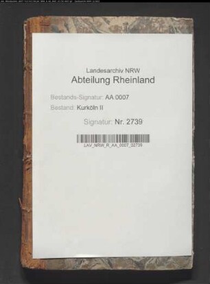 Reskripte der Hofkammer an den Kellner zu Linn und Uerdingen