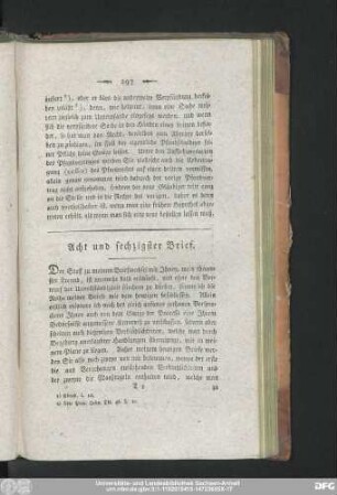 Acht und sechzigster Brief.