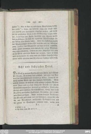 Acht und sechzigster Brief.