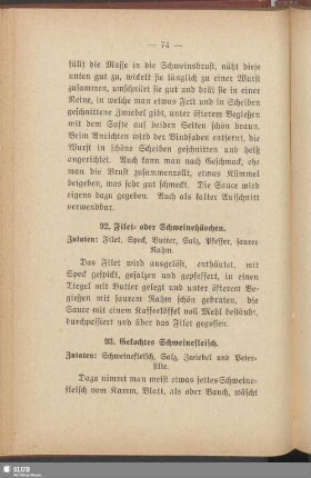93. Gekochtes Schweinefleisch