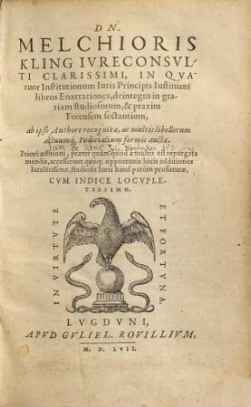 In quatuor Institutionum iuris Iustiniani libros enarrationes