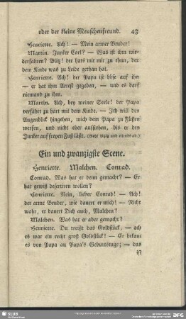 Ein und zwanzigste Scene