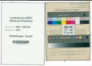Entnazifizierung Ewald Stiefelhagen , geb. 18.04.1884 (Handelsvertreter)